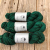 green Hand Dyed Worsted Weight Yarn, Treasure of the Emerald Isle, Treasured Warmth