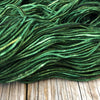 forest green Hand Dyed Worsted Weight Yarn, Land Ho! Treasured Warmth