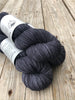 black gray Hand Dyed DK Yarn, Gunpowder, DK Treasures