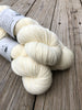 natural cream ecru Hand Dyed Worsted Weight Yarn, White Sand Beaches, Treasured Warmth
