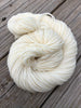 natural cream ecru Hand Dyed Worsted Weight Yarn, White Sand Beaches, Treasured Warmth