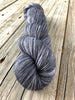 Hand Dyed Sock Yarn, Ghost Ship, Charcoal Gray, Treasured Toes Sock Yarn