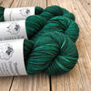 green Hand Dyed Worsted Weight Yarn, Treasure of the Emerald Isle, Treasured Warmth