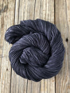 Hand Dyed Sock Yarn, Charcoal Gray Black, Gunpowder, Treasured Toes Sock Yarn