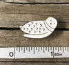 white snowy owl enamel pin, hedwig pin, harry potter pin, gift for knitters crocheters