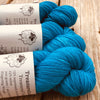 Hand Dyed Sock Yarn, Turquoise Teal, Mermaid&#39;s Curse, Treasured Toes Sock Yarn
