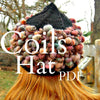 PDF Coils Hat Pattern handspun art yarn knitting Digital Download SELL items knit from this