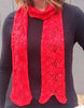 PDF Fish Tail Lace Scarf Knitting Pattern Sock Yarn Digital Download Fingering Weight sockyarn scarf pattern treasuregoddess