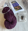 Sparkle Cowl Knitting KIT, Sparkle Toes Sock Yarn